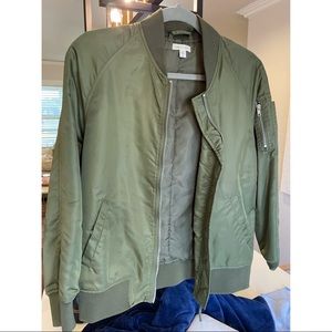 Army Green Bomber Jacket
